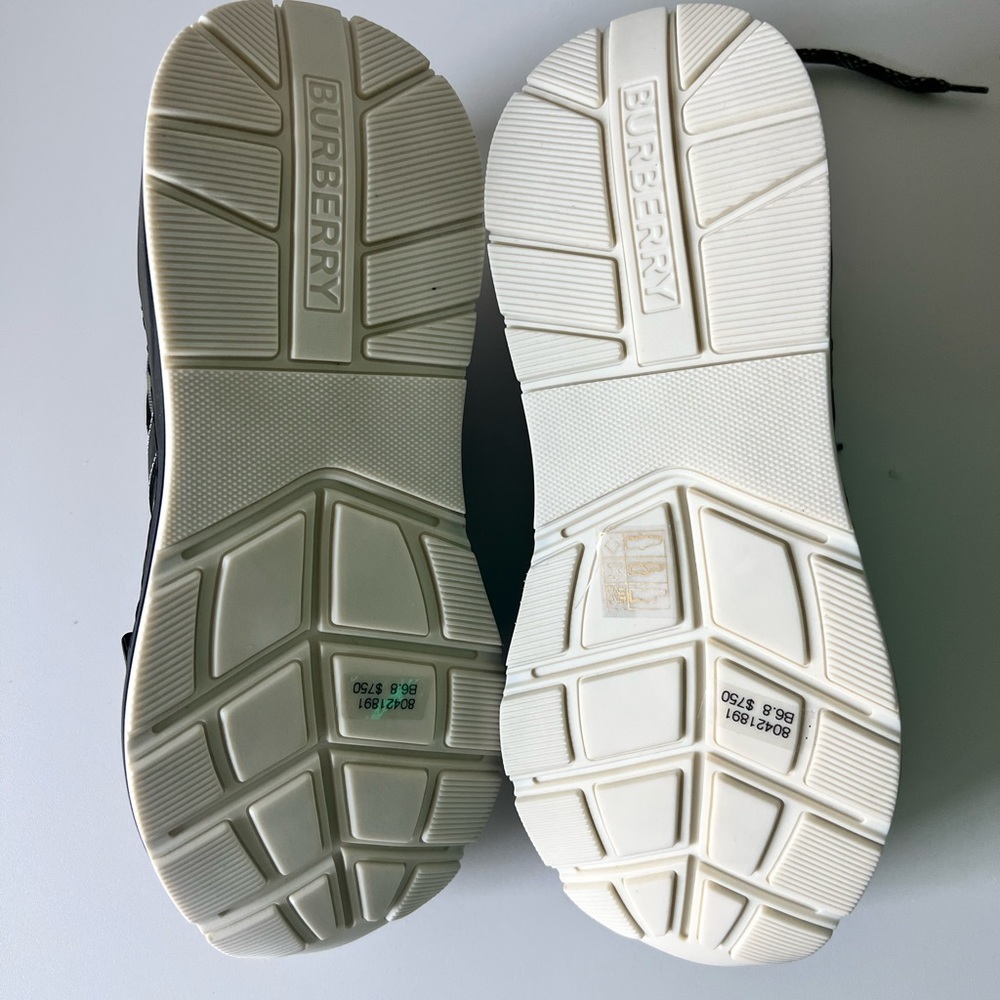 Burberry Check Ladies Sneakers - Picture 8 of 16